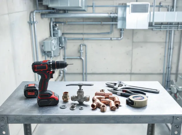 Plumbing and HVAC installation tools
