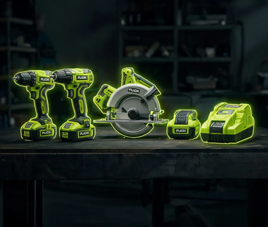 Ryobi cordless power tool combo kit