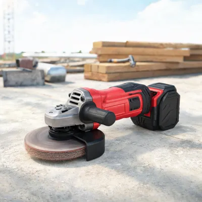 angle grinder with flap disc
